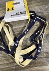 Under Armour Mini Headbands 6 Pack Navy Gold Yellow Notre Dame Sample New