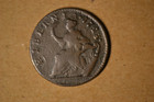 1723 Wood s Hibernia Halfpenny  Martin 4 39-gc 18  W-13120  Rarity-5  Fine