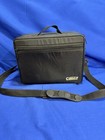 Case-it Vintage Cd Travel Case Bag Holds 30 Cds Black Zip Closure Plastic Shell
