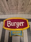 Burger Beer Jacket Patch 8 X 5 1 2 Inches Vintage Rare Nos