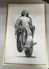 Eddie Lawson Numbered And Signed Vintage Print 20x30 Inches