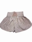 Fp Movement Women   s Pink Solid Elastic Waist Athletic Gym Training Shorts