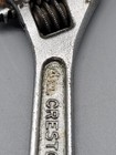 Vintage Crescent Tools Co 4    Adjustable Wrench Crestoloy Jamestown Ny Usa 
