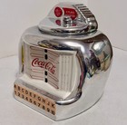 Vintage 2000 Coca Cola Cookie Jar Silver Juke Box By Gibson
