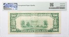 1928  20 Pmg Vf 25 Epq Fr  2402 Gold Certificate Paper Currency Very Fine