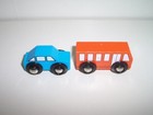 Imaginarium Kidkraft Wooden Train Bus   Compact Car Lot Fits Brio Thomas Track