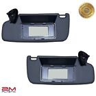 Sun Visor For Chevy Blazer S10 1995-2005 Set Pair Oe Quality Without Light Black