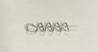 25 Pk Centering Pin Spring Twist Lock Screw Latch Swimbait Hook Usa Shipping