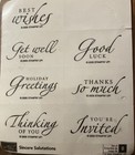 Stampin Up  7 Unmounted Rubber Stamp Set Of 8 New In Box  1 Mounted 1 Used 