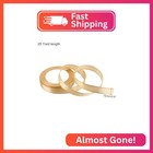 Meccanixity 5 8 Inch 25 Yard Wide Satin Ribbon With Gold Edges Border Grosgrain