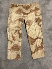 Lot Of 2 Usgi Chocolate Chip Camo Trousers Pants Xl Army Desert Storm Military
