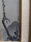 Woodblock Print Gesso Yoshimoto 1881-1936  Hawk   Full Moon  Shinhanga