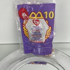 Stretchy The Ostrich     10 Ty    Mini Beanie Baby Mcdonalds    Happy Meal Toy Sealed 