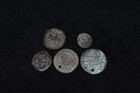 5 Authentic Ancient Central Asian Islamic   Indo Kushan Silver Collectible Coins