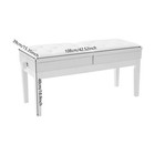Double Seater Piano Bench  Adjustable Piano Bench  Piano Bench With Storage Box