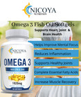 Omega 3 Fish Oil Capsules Triple Strength Joint Support 1920 Mg Epa   Dha