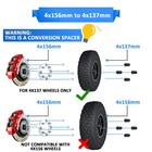 4x156 To 4x137 4pcs 1 25  Wheel Adapter Spacer For Polaris Sportsman 335 500 600