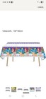 Little Mermaid Tablecloth  2pcs Rectangular Plastic Table Cover  70   X 42    