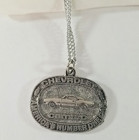 Vintage 1967 Chevy Camaro Dealer Promo Pendant Charm Keychain Fob Chevrolet New
