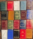 Vintage Dollhouse Miniature Books Lot Of 20 Leather Look Classics Pitt Ginsburg