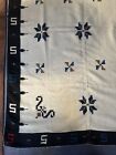Vintage Native American  mexican Blanket Rug Weaving  53    X 75    Hand Woven Wool