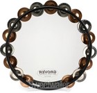 Grover Pro Percussion X Series Silver bronze Combo Tambourine - Dark Stain
