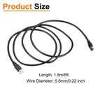 6ft Usb Male To Ieee 1394 6 Pin Male 800mbps Adapter Cable Data Converter