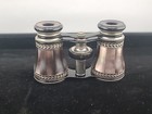 Antique Lemaire Opera Glasses Purple Gray Abalone Etched Design