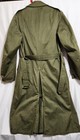 Vintage 1950s Us Army Og-107 Overcoat Trench Korean War Era Green Od Liner 