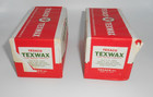 2 Texaco Texwax Pure Refined Paraffin Bars 2 Lb Vintage Unopened For Home   Work