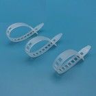 9x150mm Heavy Duty Nylon Plastic Cable Zip Tie Strap Reusable Active White Black