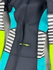 Roxy Surf Wetsuit Shorty With Long Sleeves 3 4 Zip Size 4 small Womens