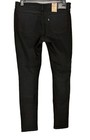 Levis 711 Skinny Jeans Women Size 14 Black 32 X 30 Ripped Denim New With Tags
