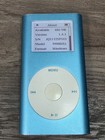 Apple Ipod Mini Blue Model A1051 4gb  Ear Phones   Charger Tested