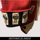 New British Army Revolutionary War Regimental Men   s Red Wool Frock Coat