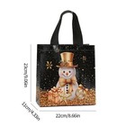 12pcs Non   woven Christmas Gift Bags For Candy Cookie Holiday Giveaways 4 Styles