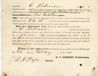 1876 Pittsburgh Pa Property Lien Summons For Bridge Construction Allegheny Court