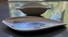 Mcm 1960 s Signed Sascha Brastoff California  Set Of 2  Bowl   Tray  Free Shppg