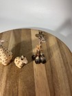 Lot Of 3 Mini Giraffe Figurines Coad Pottery Peru And One Other 1 5-3     aa 
