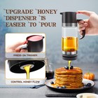 12 Oz Glass Honey Dispenser honey Pot With Handle honey Dispenser No Drip7529