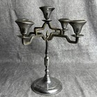 Vintage Art Deco 1930s Farberware Brooklyn Ny Chrome Candelabra 10 1 2   