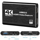 4k Hdmi Black Game Capture Card 1080p 60fps Video Hdmi Capture Card