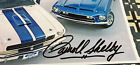 Carroll Shelby Signed Photograph The Man  Cobra  Gt350 And Gt500 Convertible 4u 