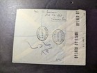 1944 Censored Registered Palestine Cover Jerusalem To Cairo Egypt