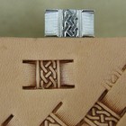 Celtic Basket Weave Leather Stamp  Stainless Steel Leather Stamping Tool