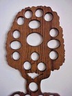 Genealogy Theme Family Tree Wooden Frame Holds 20 Pictures Serrated Fastener  F