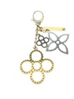 Louis Vuitton Key Ring  Silver Gold Unreadable From Japan Rare