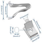 12 Pack Pilaster Shelf Support Clip  Adjustable Stainless Steel Shelving Brac   