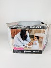 Bumbo Infant Floor Seat Baby Sit Up Chair With Adjustable Harness Light Gray