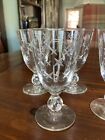 Cocktail Glasses Mid Century Atomic Stardust Cordial Liquor Glasses Set Of 4 Vtg
